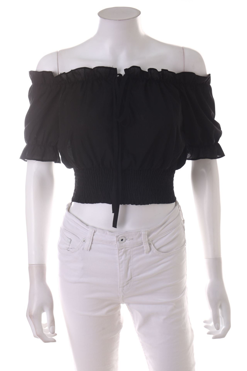 SECONDHAND - Cropped-Off-the-shoulder blouse - D 32-34