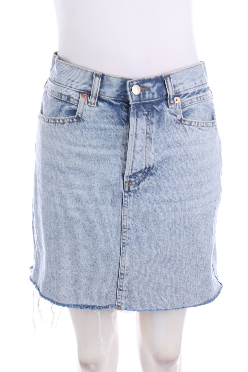MANGO - Denim Mini Skirt - M