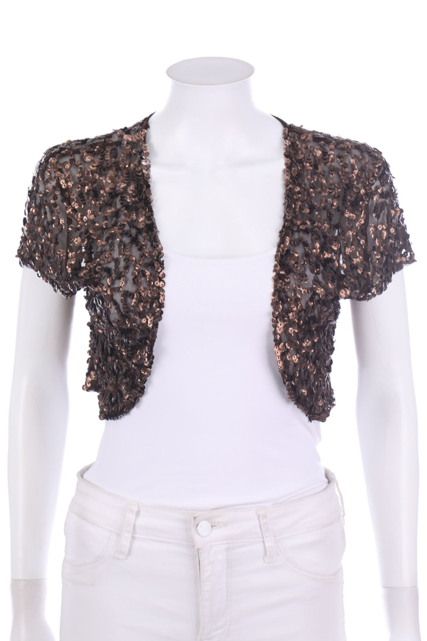 zebra - Cropped Cardigan - M