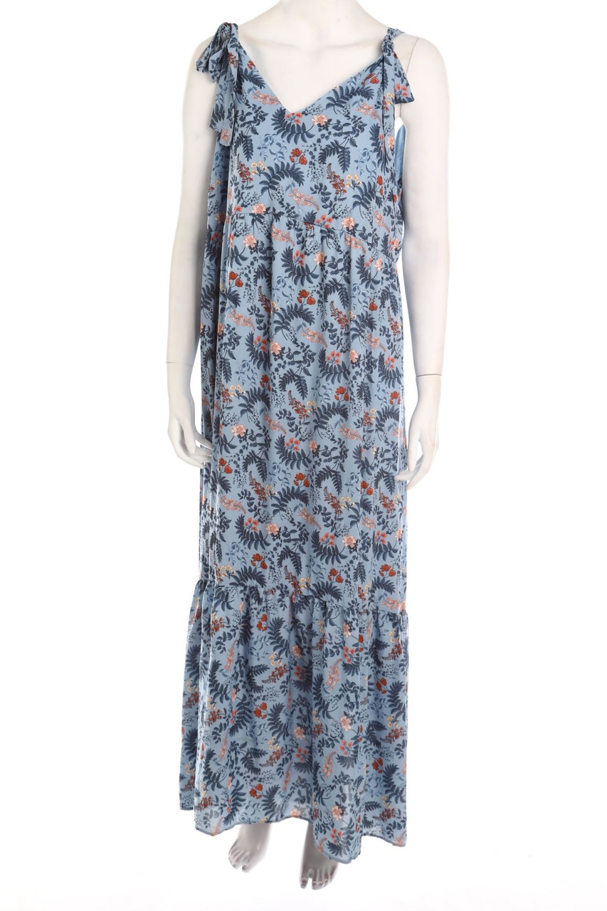 H&M MAMA - Maxi-Kleid mit Blumen-Print - XL
