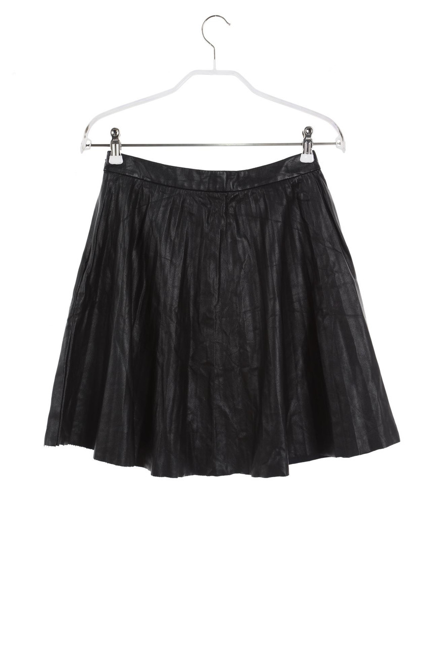 MANGO - Faux Leather Skirt - XS