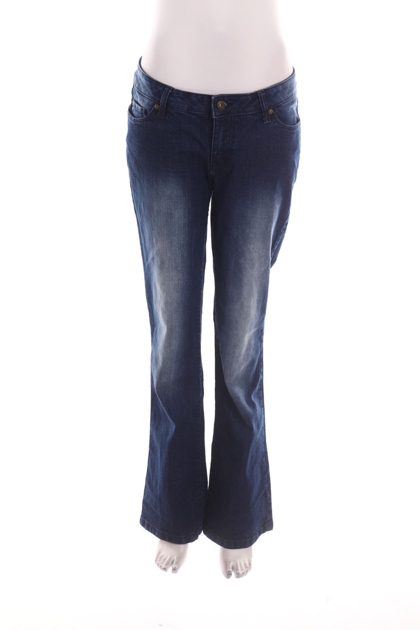 RAINBOW - Distressed Bootcut-Jeans - XL