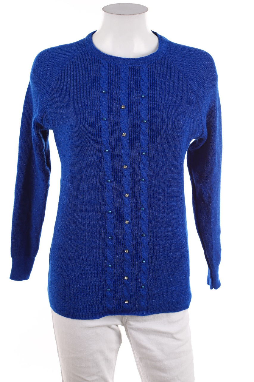 No Label - crewneck pullover with Jewelry Stones - D 36