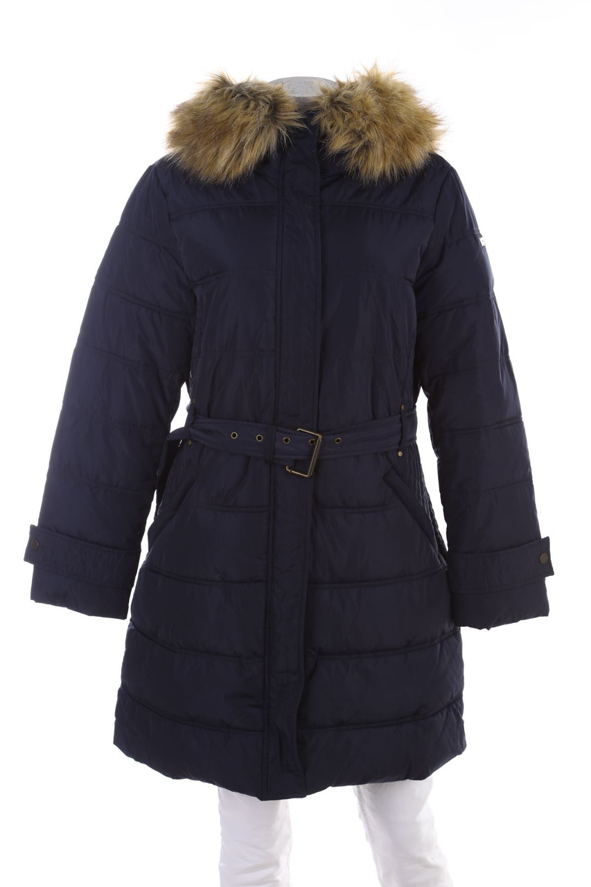 ESPRIT - Winter-Stepp-Fake Fur-Mantel mit Gürtel - M