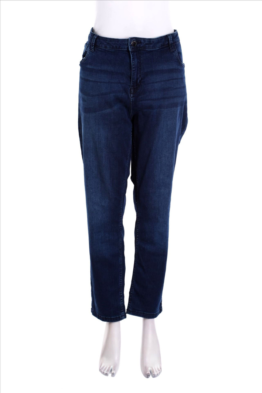 C&A - Straight Cut Dark Denim Jeans - 48