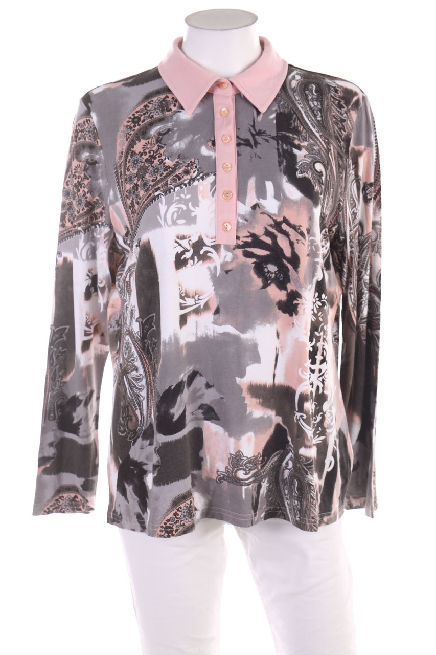 No Label - longsleeve polo shirt - XL