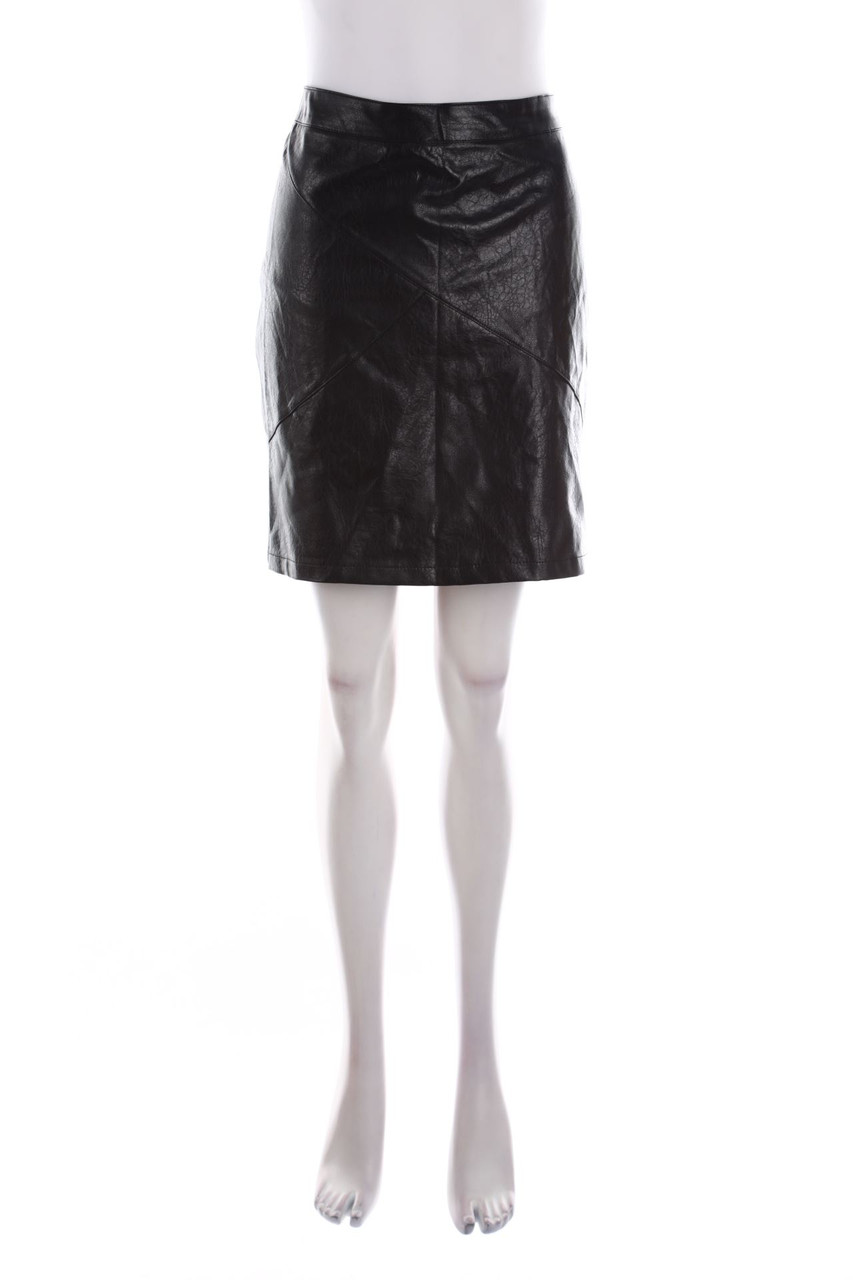 zeagoo - Faux Leather Skirt - XL