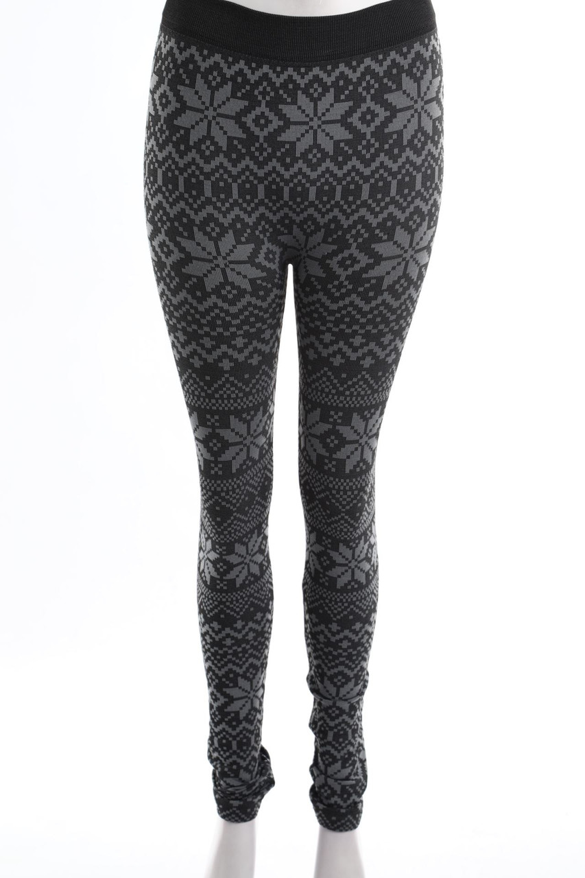 SECONDHAND - Leggings mit Muster - L