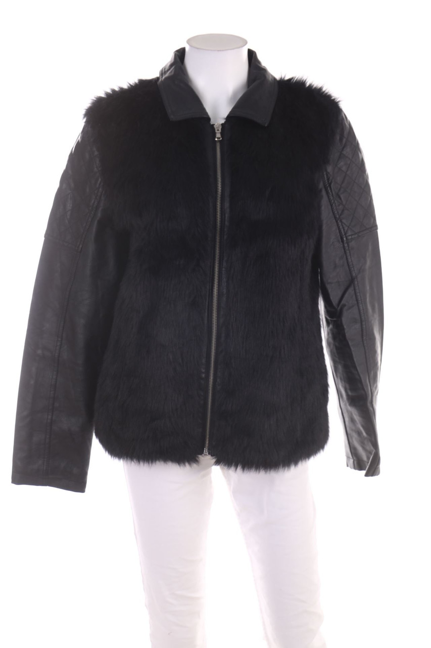 Livre - Fake Fur-Jacke - 2XL
