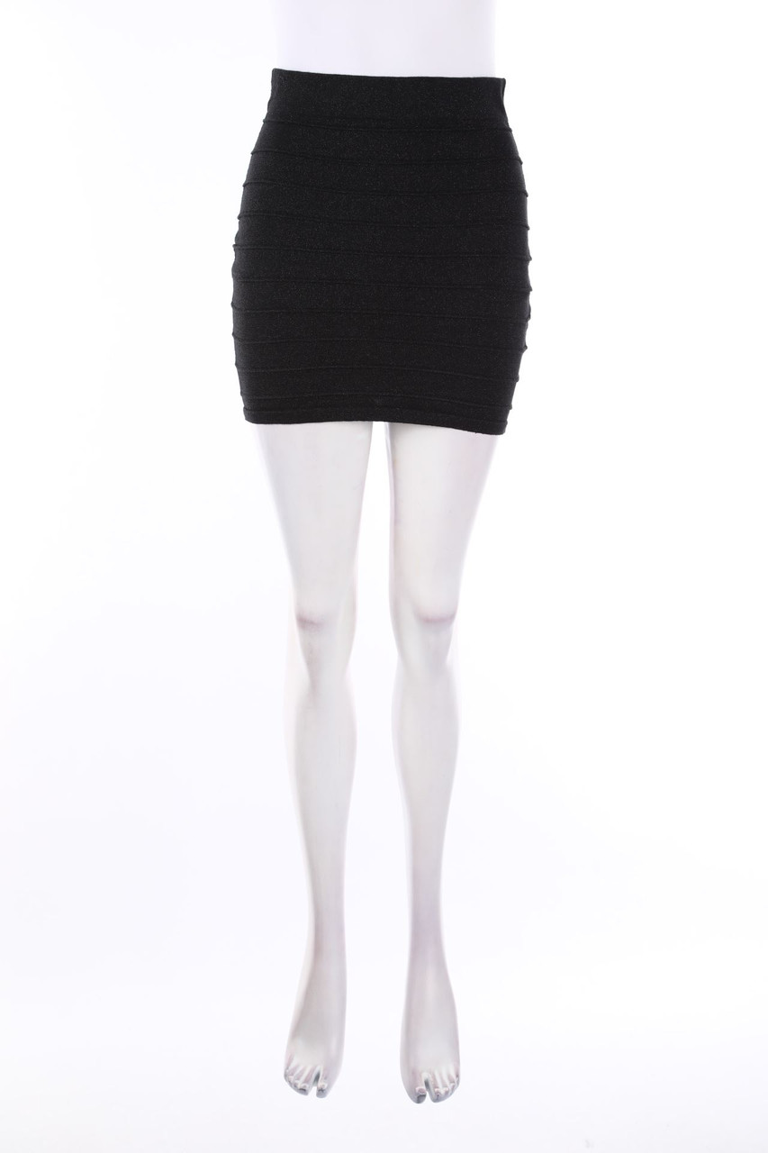 AMISU - Glitzer-Minirock - S