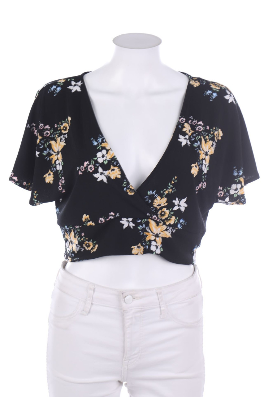 H&M - Kurzarm-Bluse - L