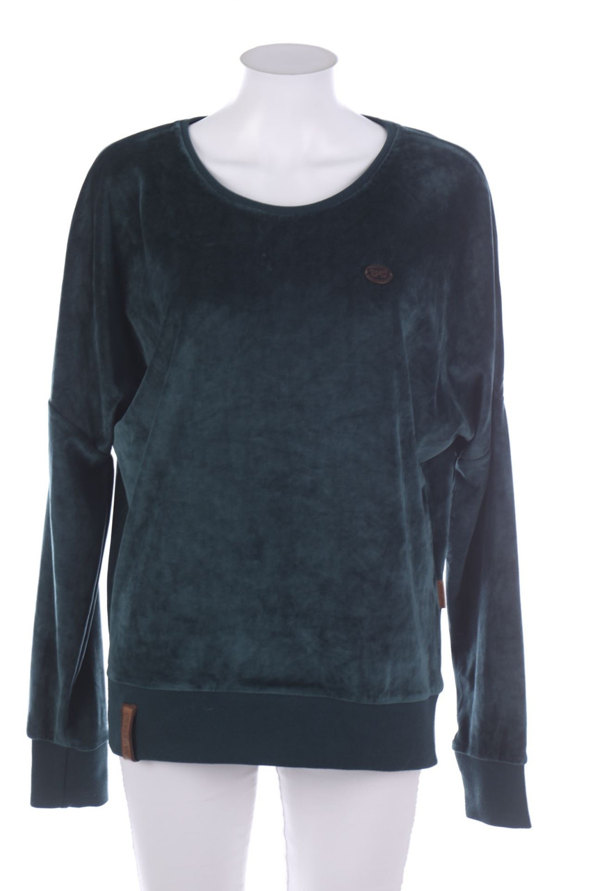 NAKETANO - Samt-Sweatshirt - L