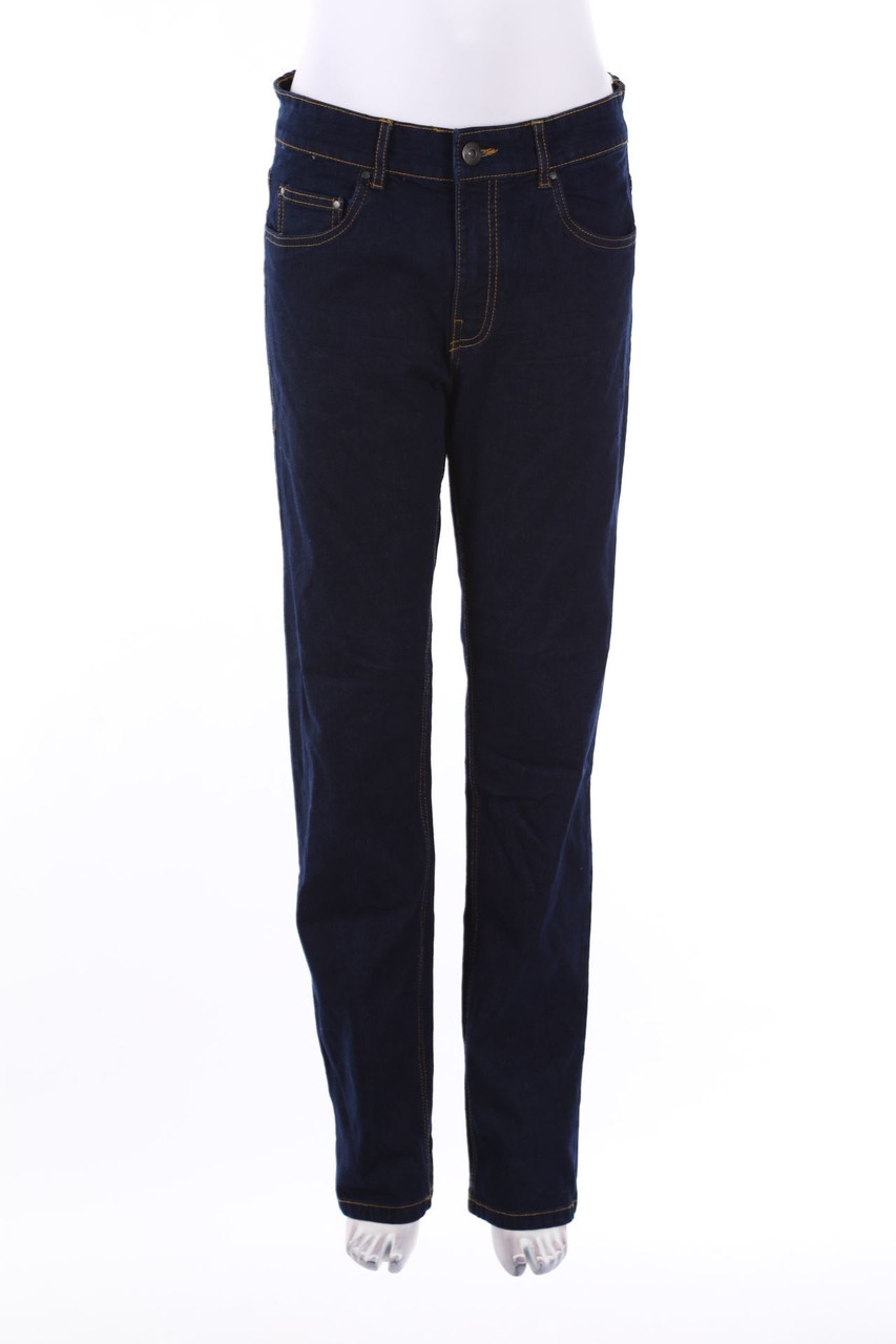 TOM RAMSEY - Straight Cut Dark Denim Jeans - 48