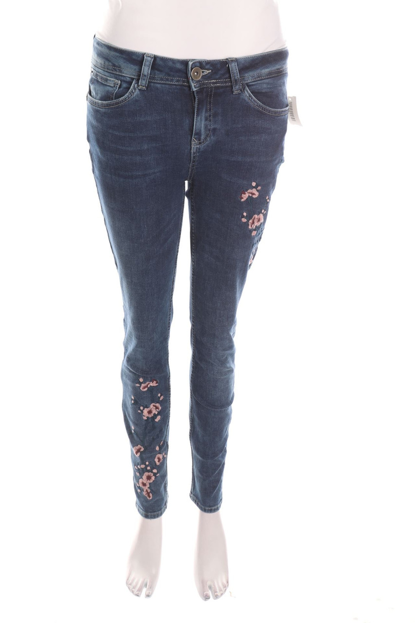 Street One - Dark Denim Skinny-Jeans - S