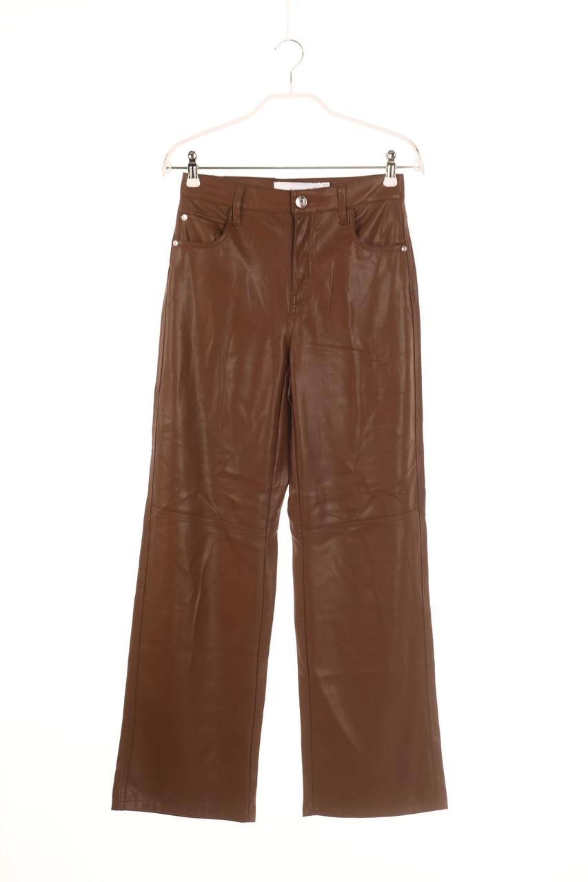 Bershka - Faux Leather Pants - S