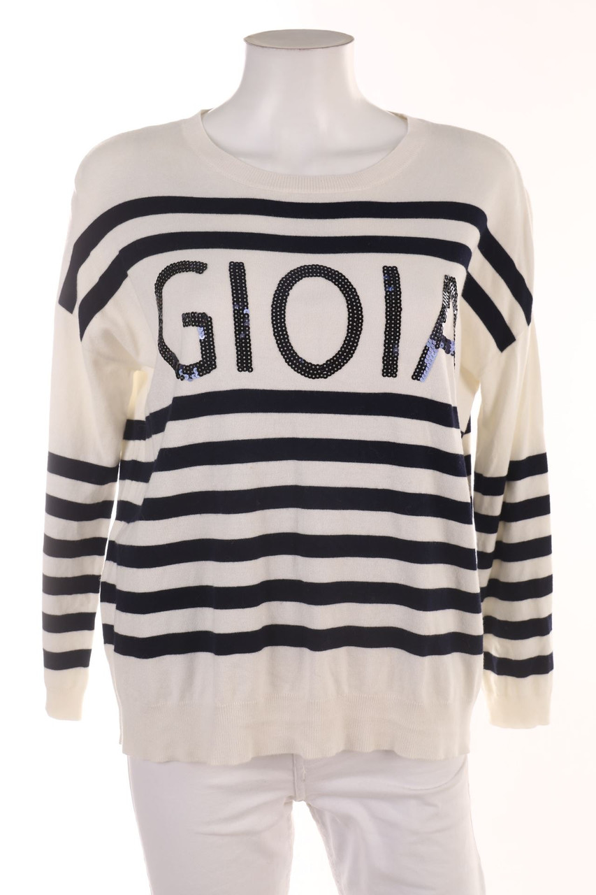 MARELLA - Stripe crewneck pullover - S
