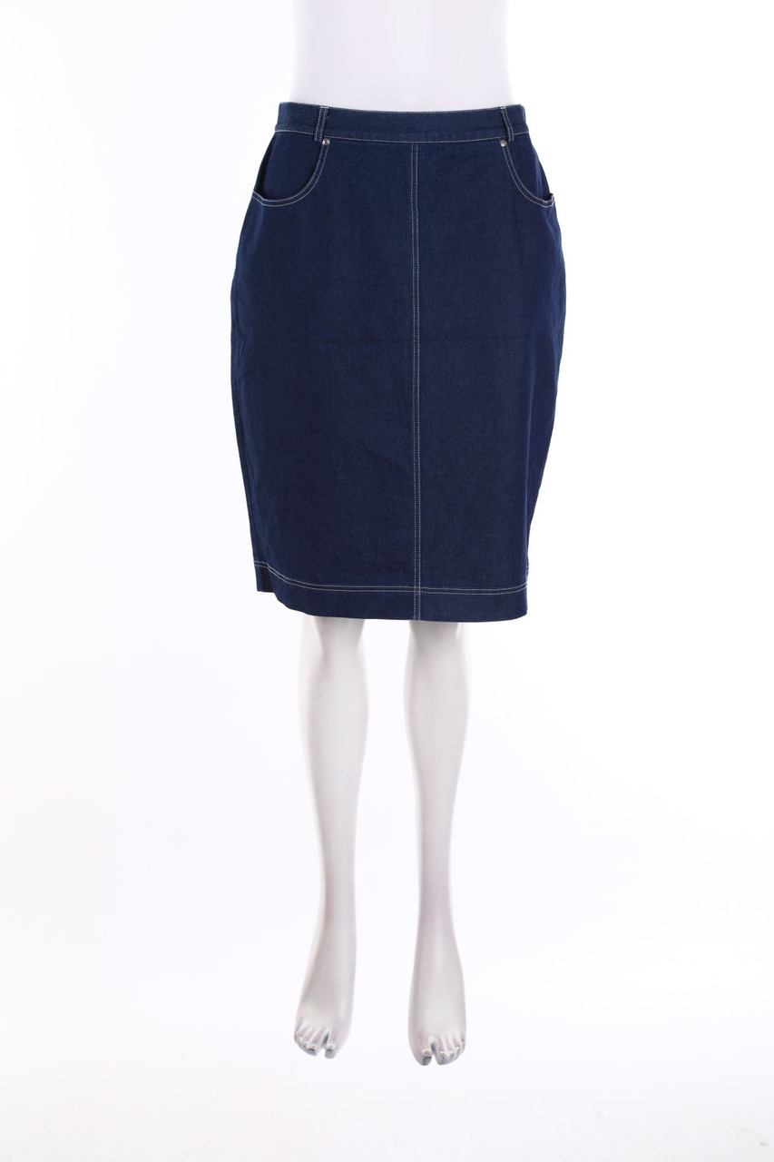SECONDHAND - Denim Skirt - L