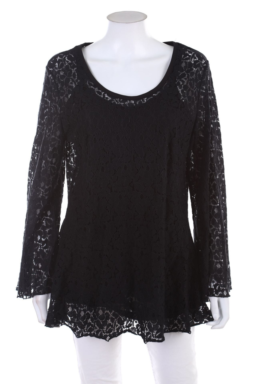 sheego - Longsleeve-Shirt - L