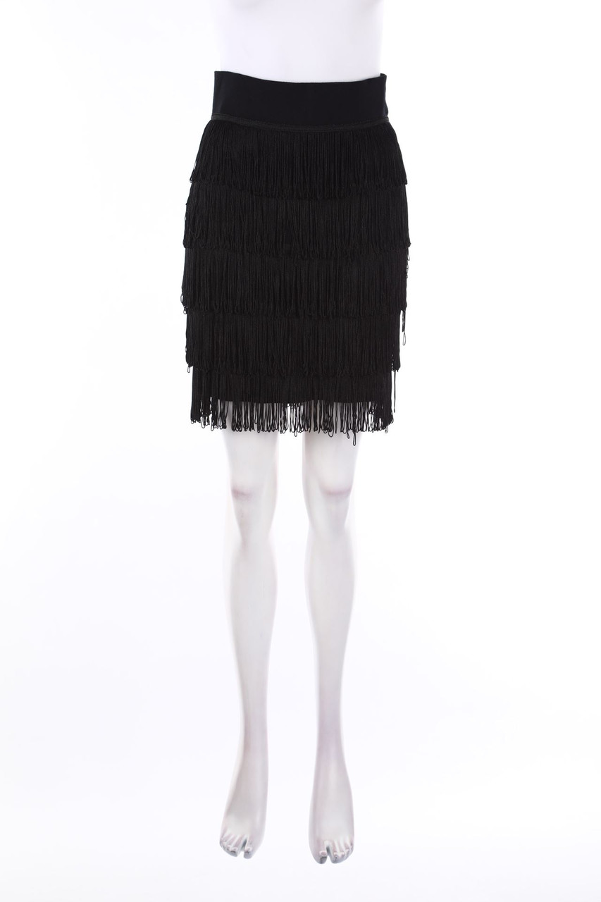 H&M - Fransen-Minirock - M