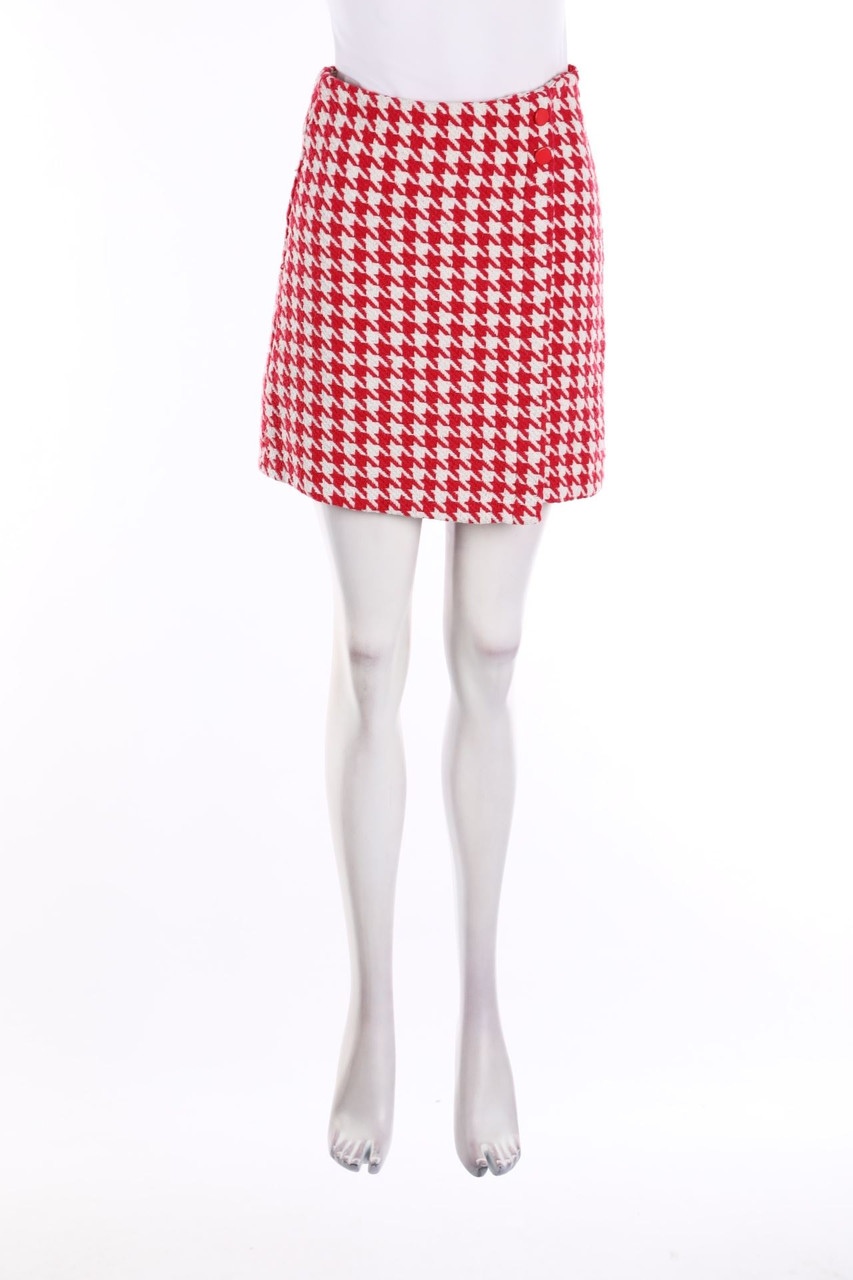 RESERVED - Checked Skirt - S