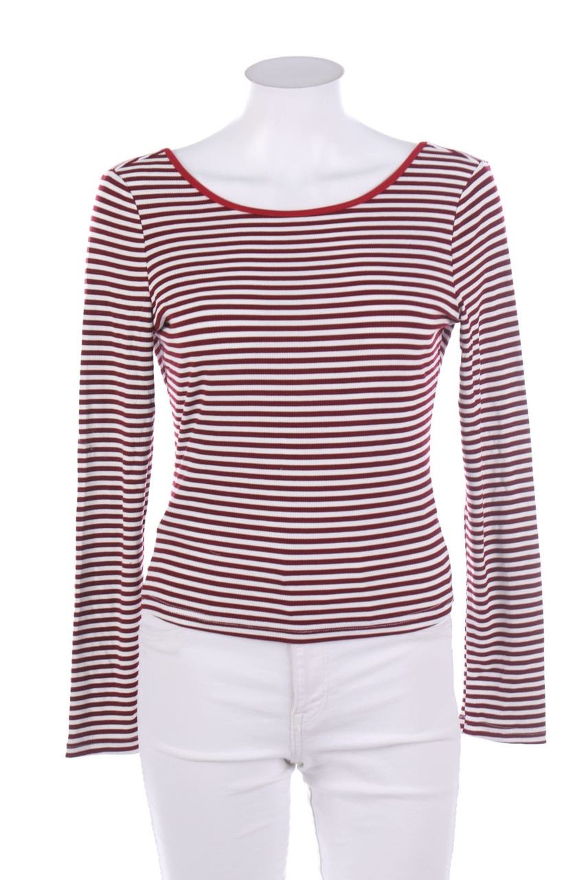 No Label - Longsleeve-Shirt with Stripes - L