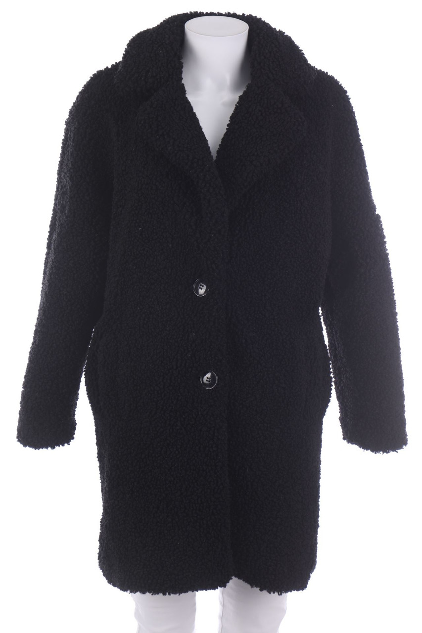 NAF NAF - Teddy-Fake Fur-Mantel - S