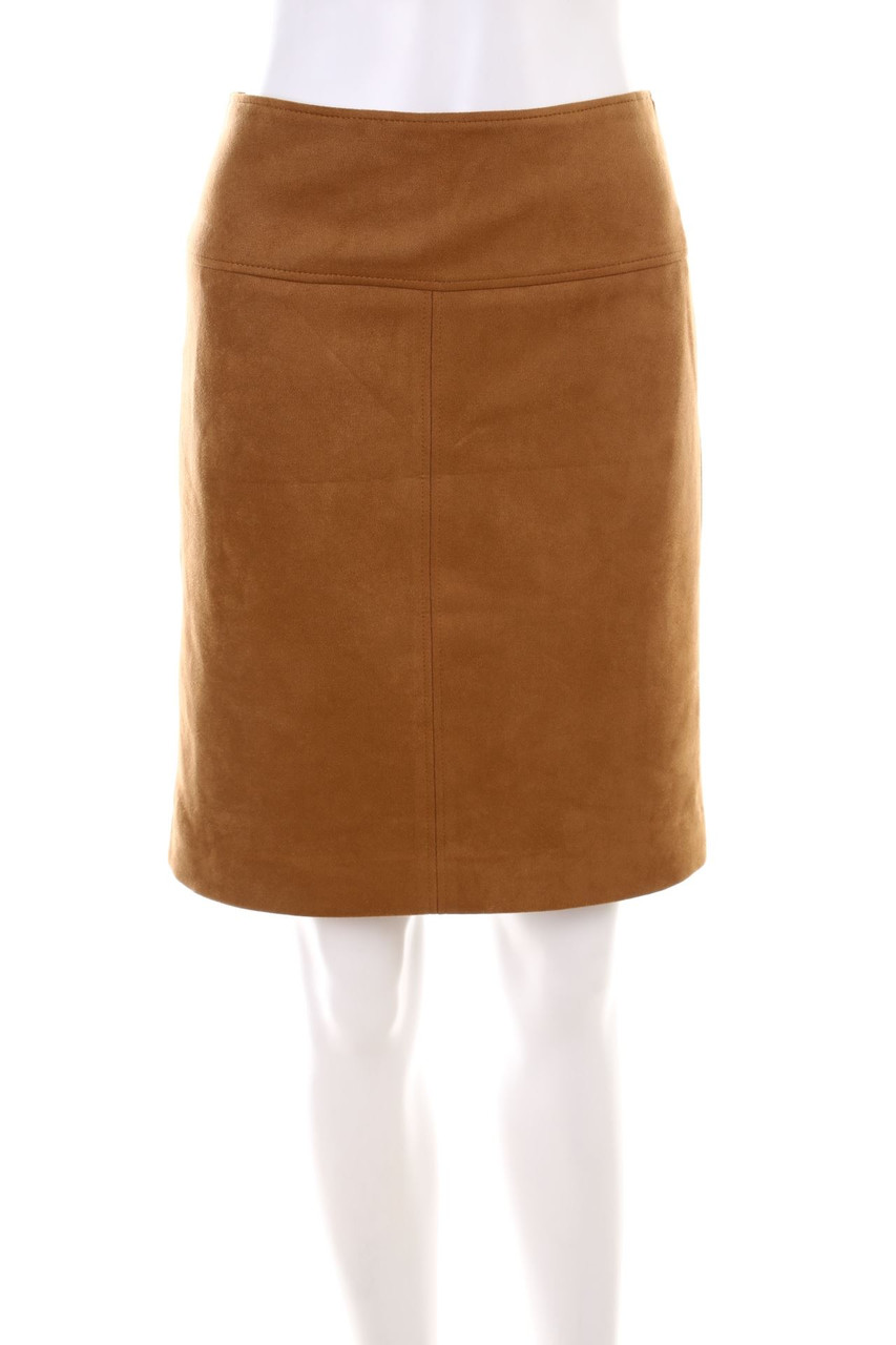 comma - Faux Leather Skirt - XS