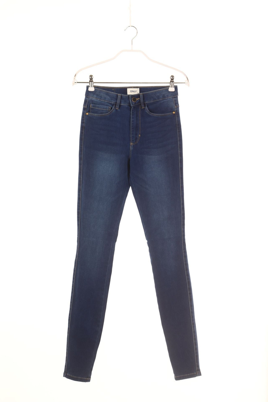 ONLY - Dark Denim Skinny-Jeans - S