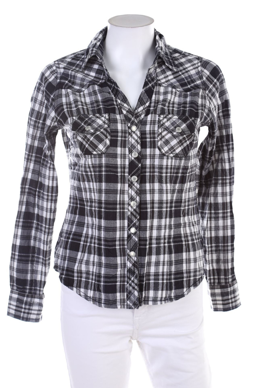SECONDHAND - Checked Shirt Blouse - XS