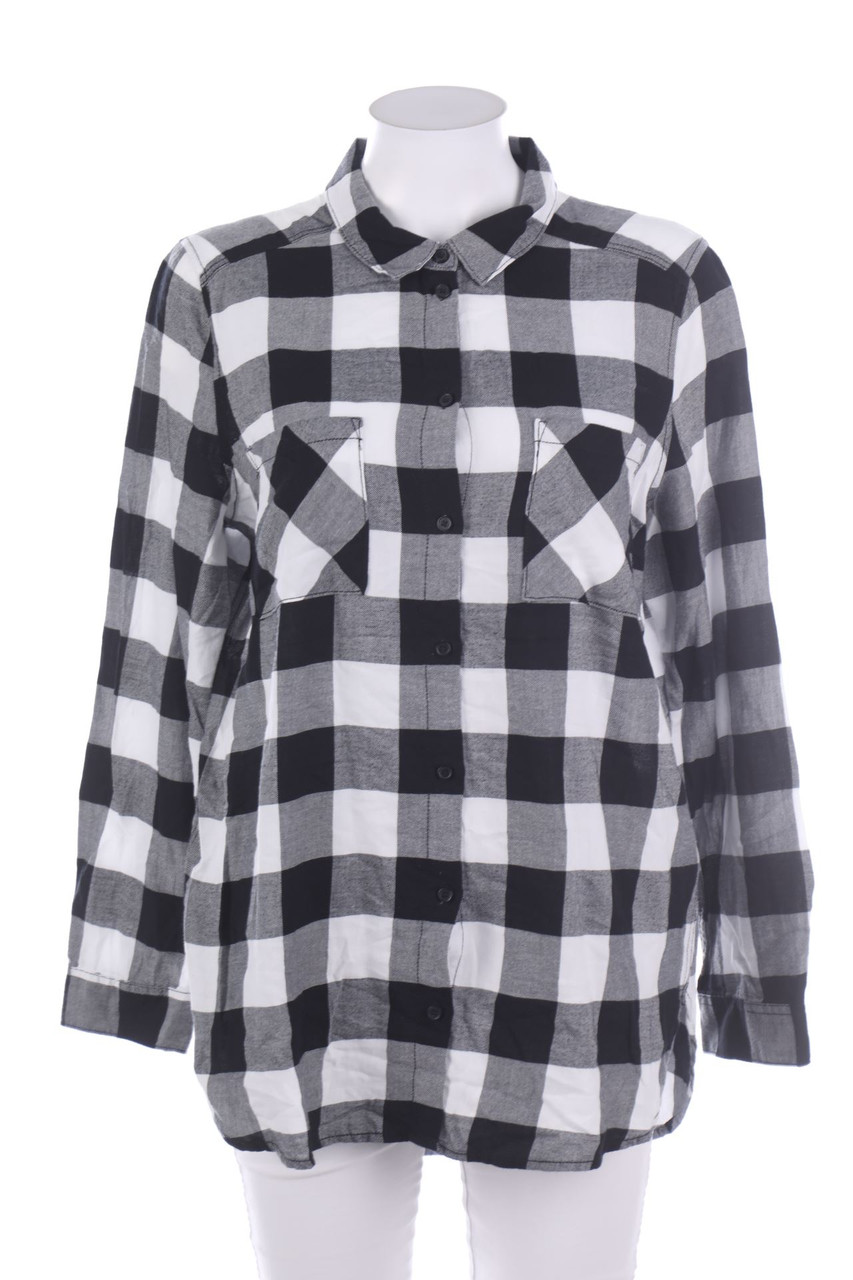 H&M - Karo-Hemd-Bluse - L