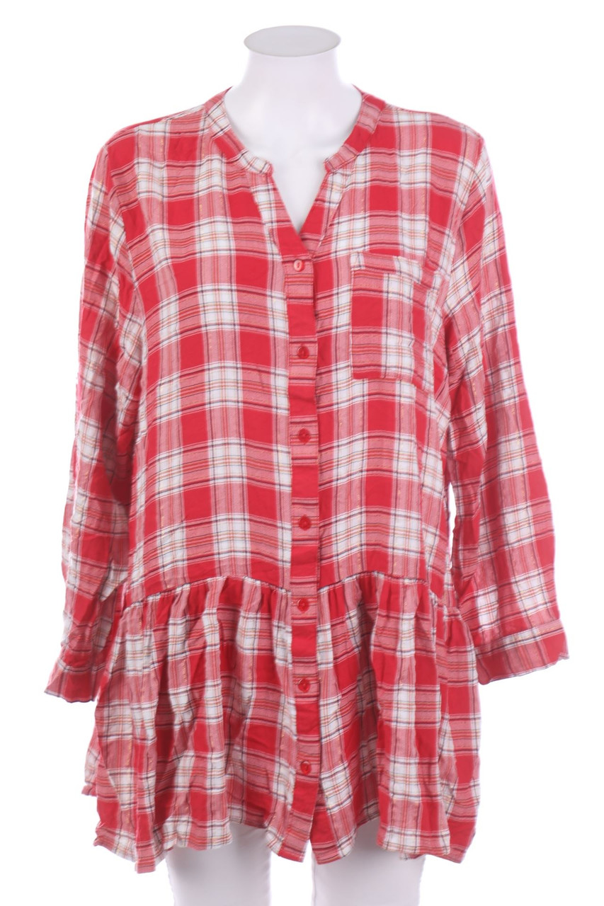 SECONDHAND - Checked Blouse - 2XL