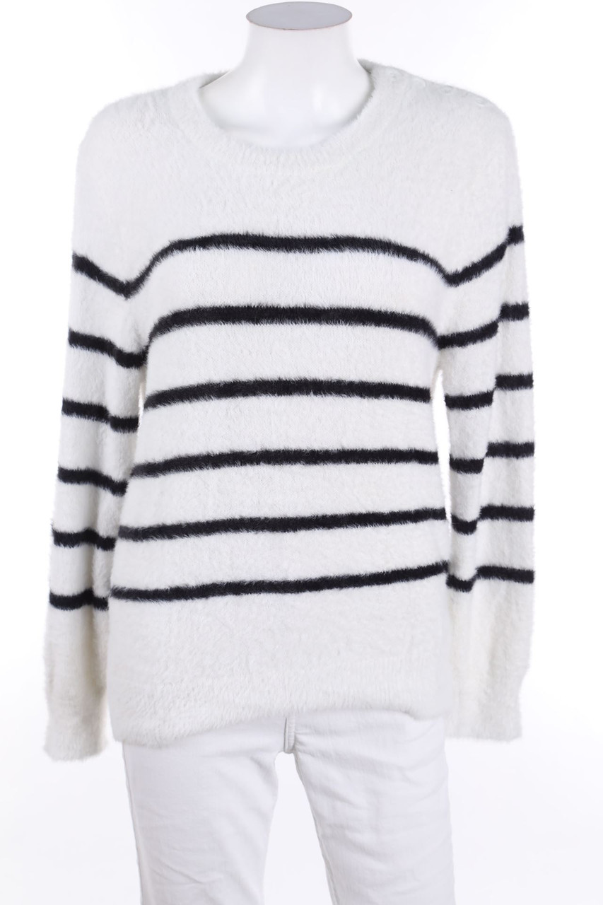 Chicorée - Pullover with Stripes - L