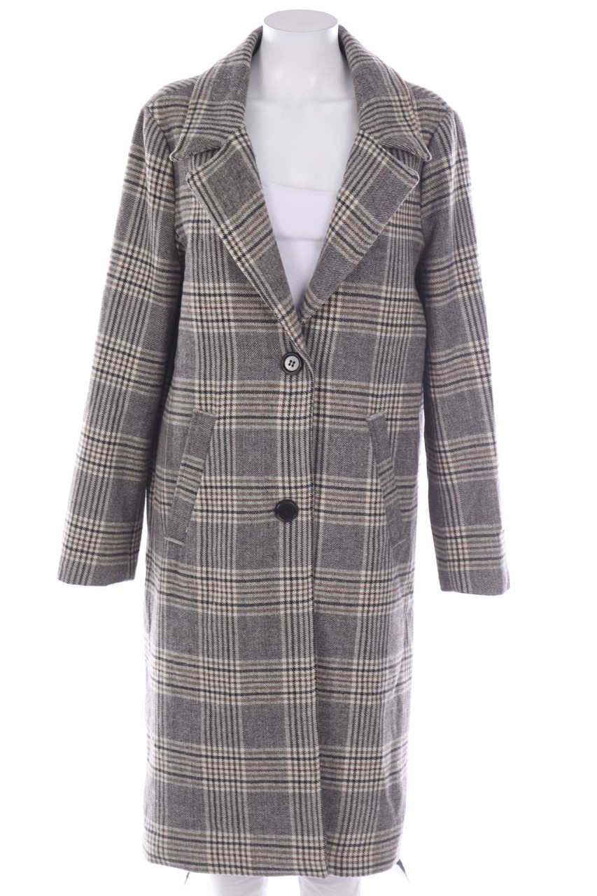 s.Oliver - Checked Coat with wool - XL