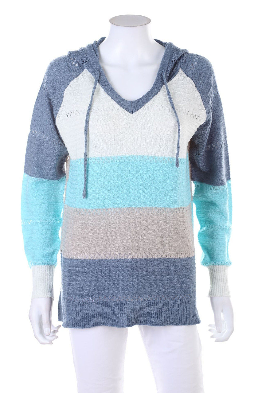 SECONDHAND - Strick-Pullover mit Kapuze - M