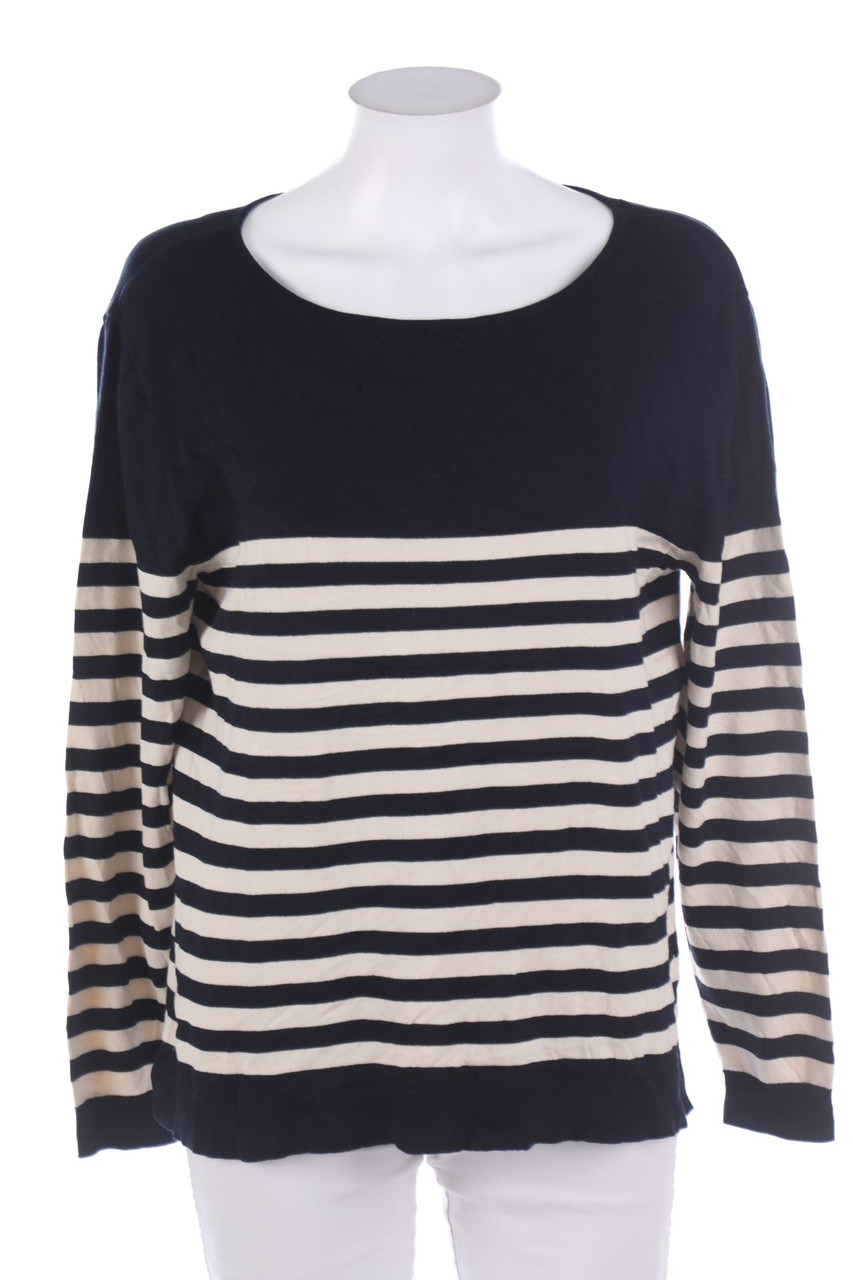 ZARA - Streifen-Strick-Pullover - L