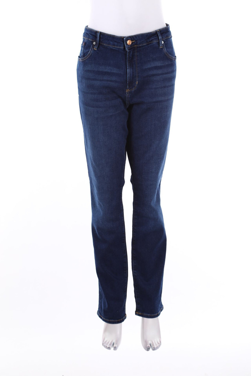 s.Oliver - Straight Cut Dark Denim Jeans - 48