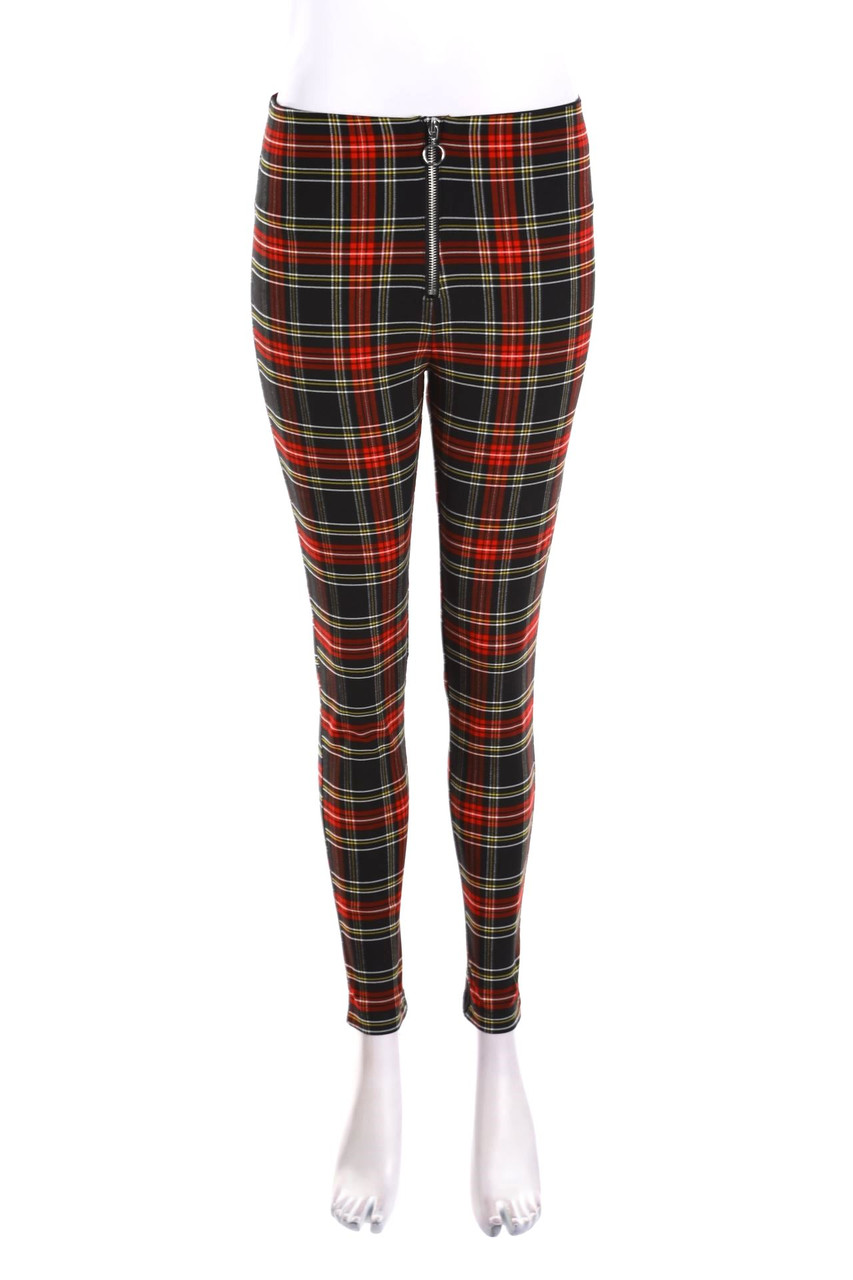 ZARA - Karo-Hose - M