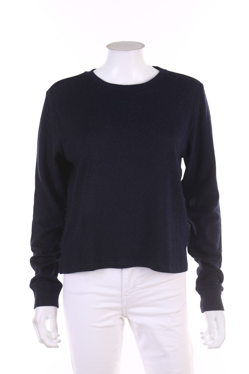 H&M - Glitzer-Strick-Pullover - S