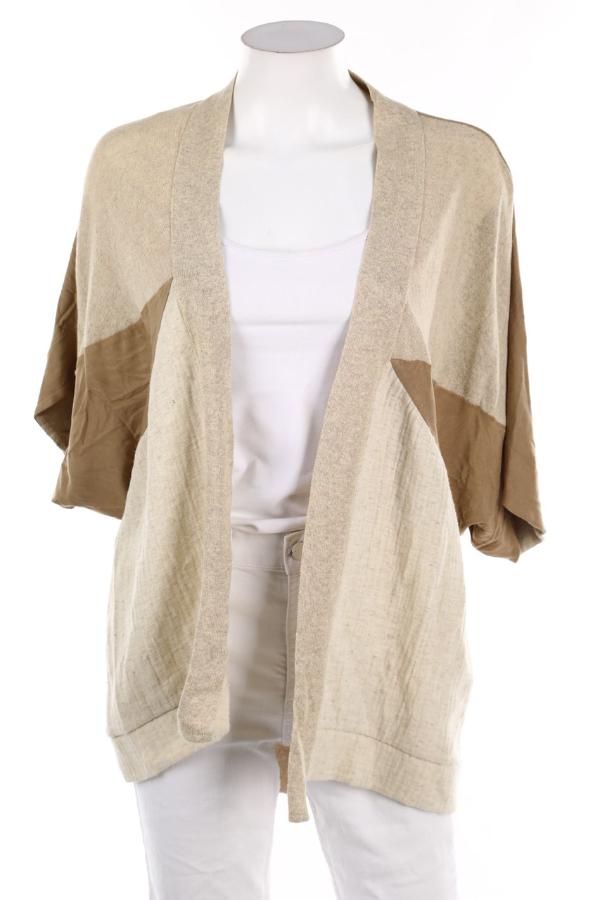 ZARA - Cardigan aus Leinen-Mix - S