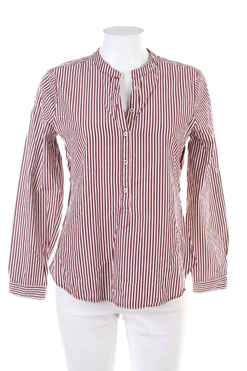 Emily van den Bergh - Streifen-Baumwoll-Bluse - M