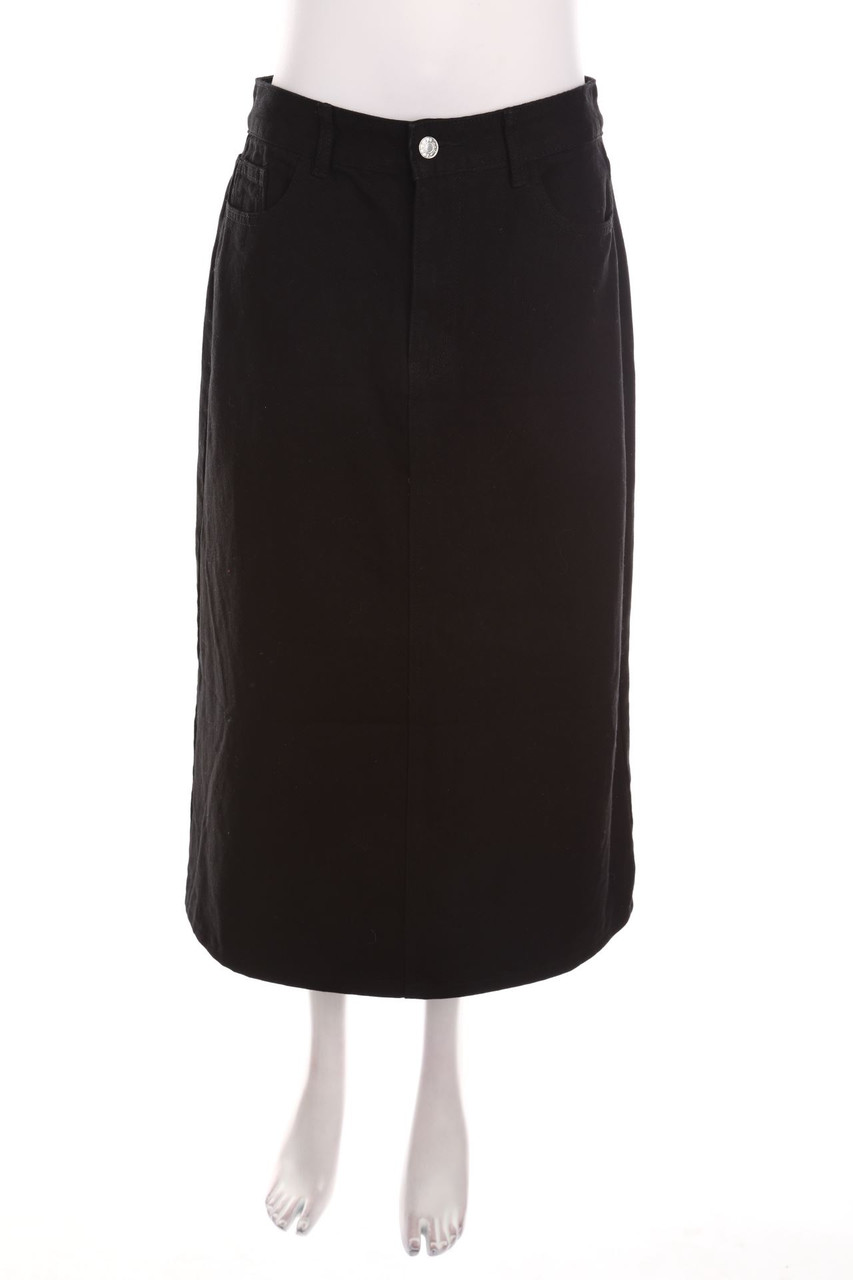 SHEIN - Midi-Jeansrock - L