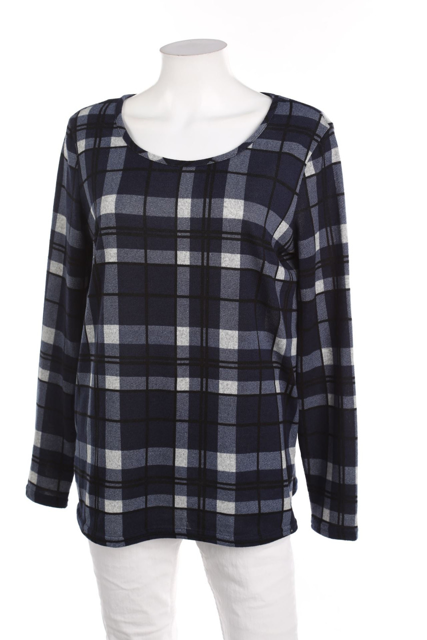 G!na - Checked Longsleeve-Shirt - L
