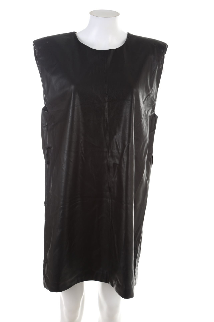 ZARA - Faux Leather-Dress - XL