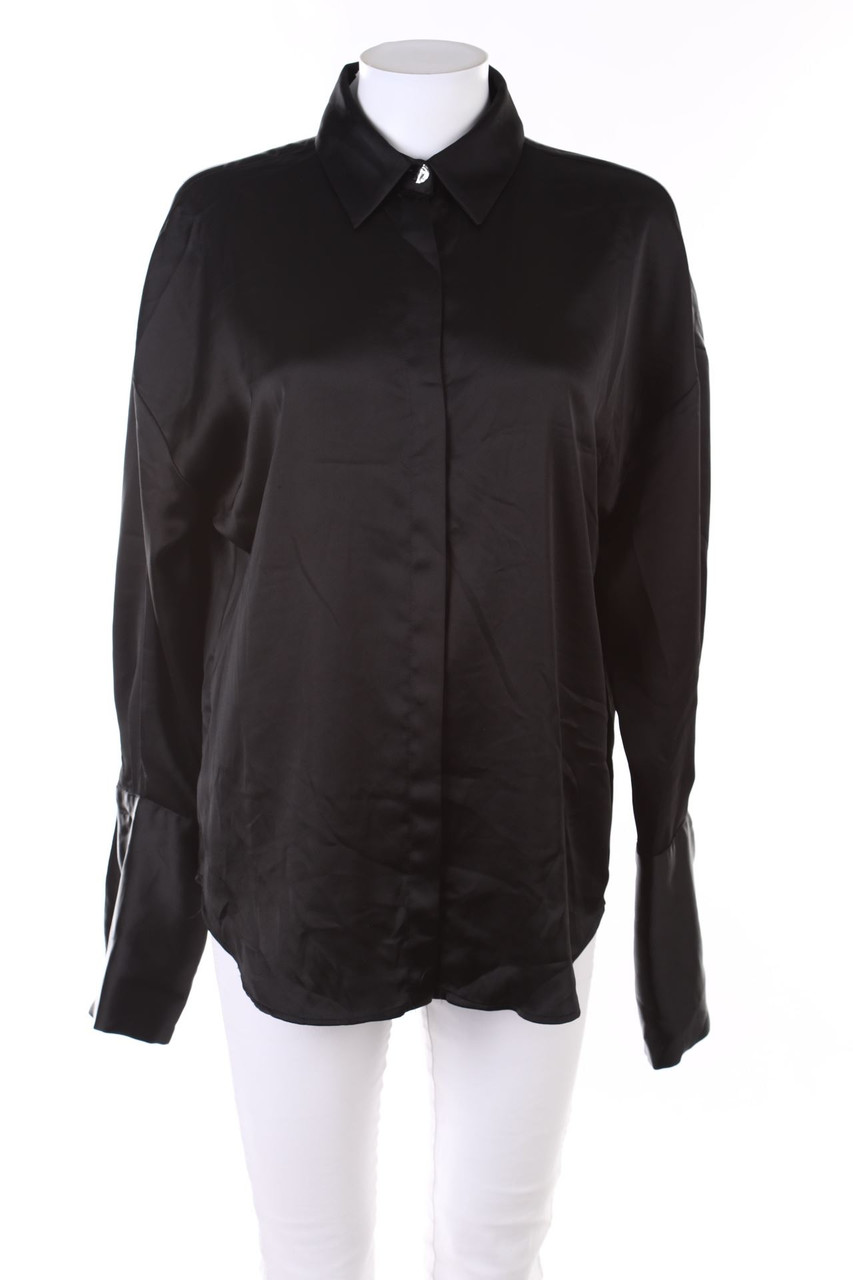 ZARA - Satin-Bluse - S