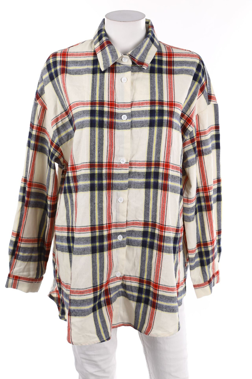 SHEIN - Checked Shirt Blouse - L