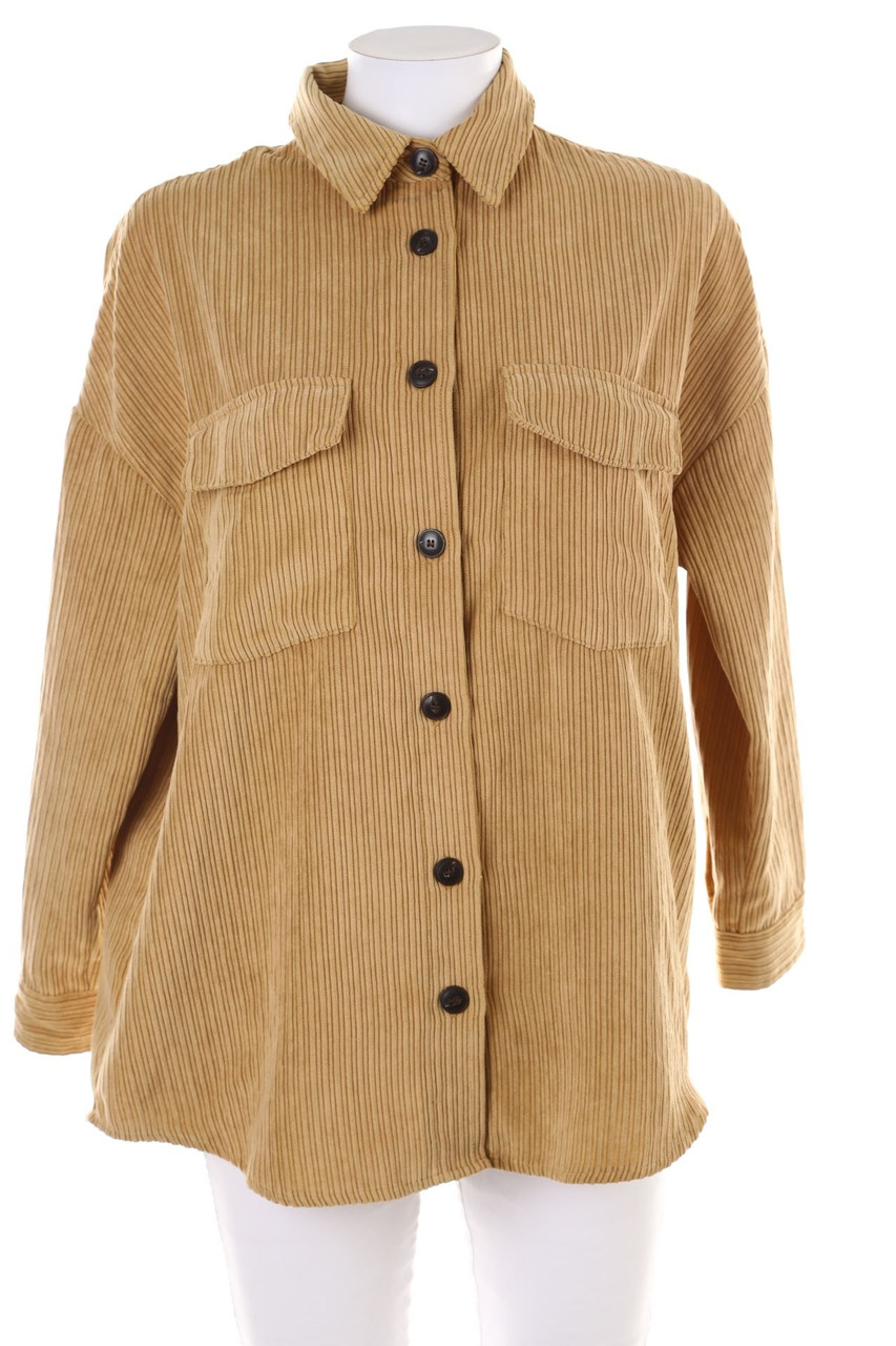 Bershka - Cord-Hemd-Bluse - XS