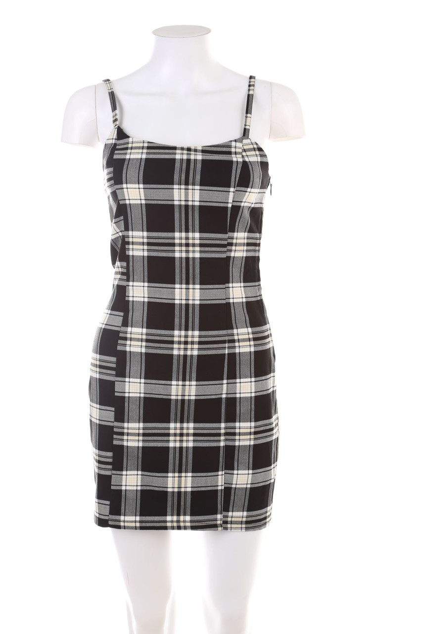 H&M DIVIDED - Checked Mini Dress - S