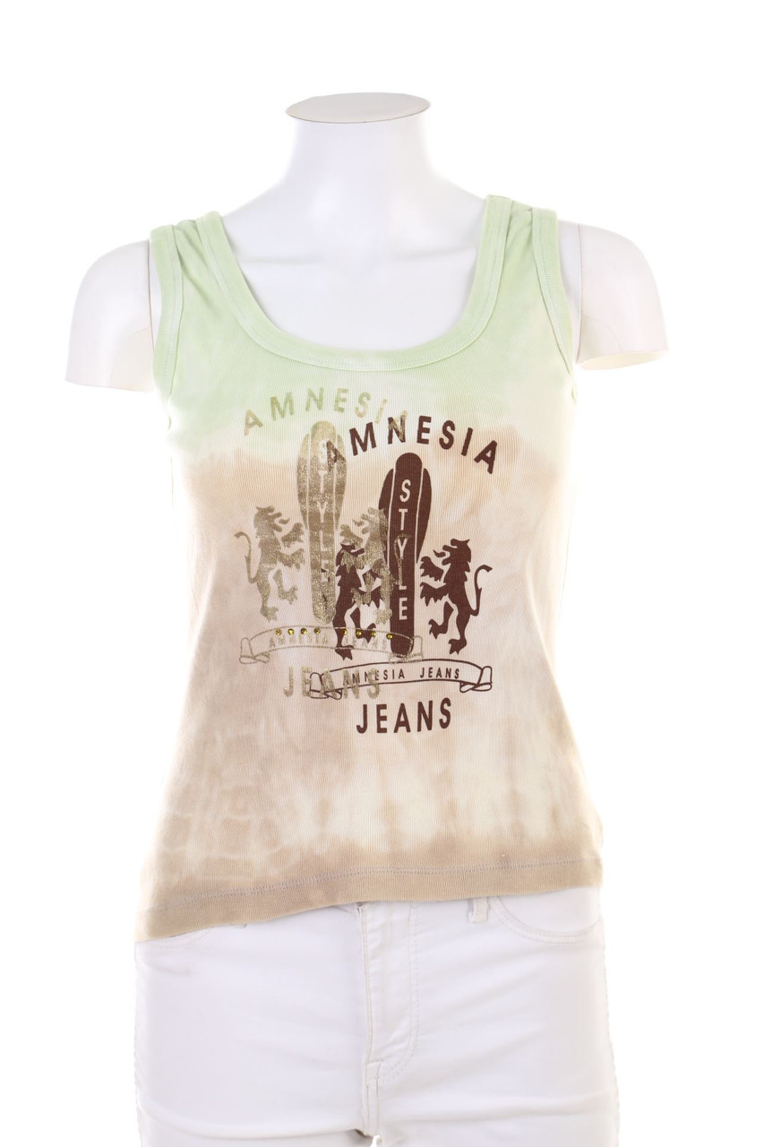 SECONDHAND - Top with Print - M