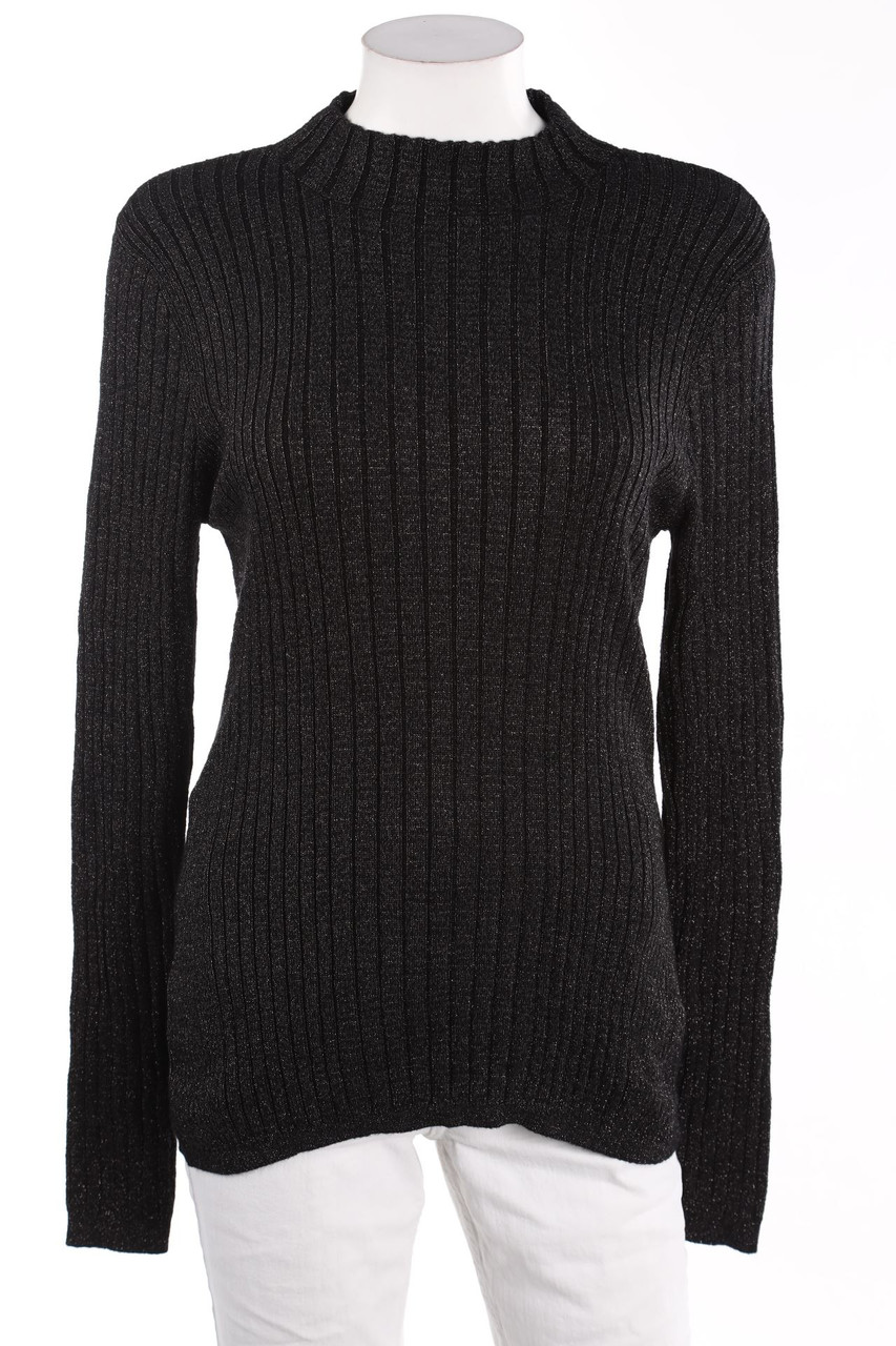 AMISU - Glitzer-Longsleeve-Shirt - L