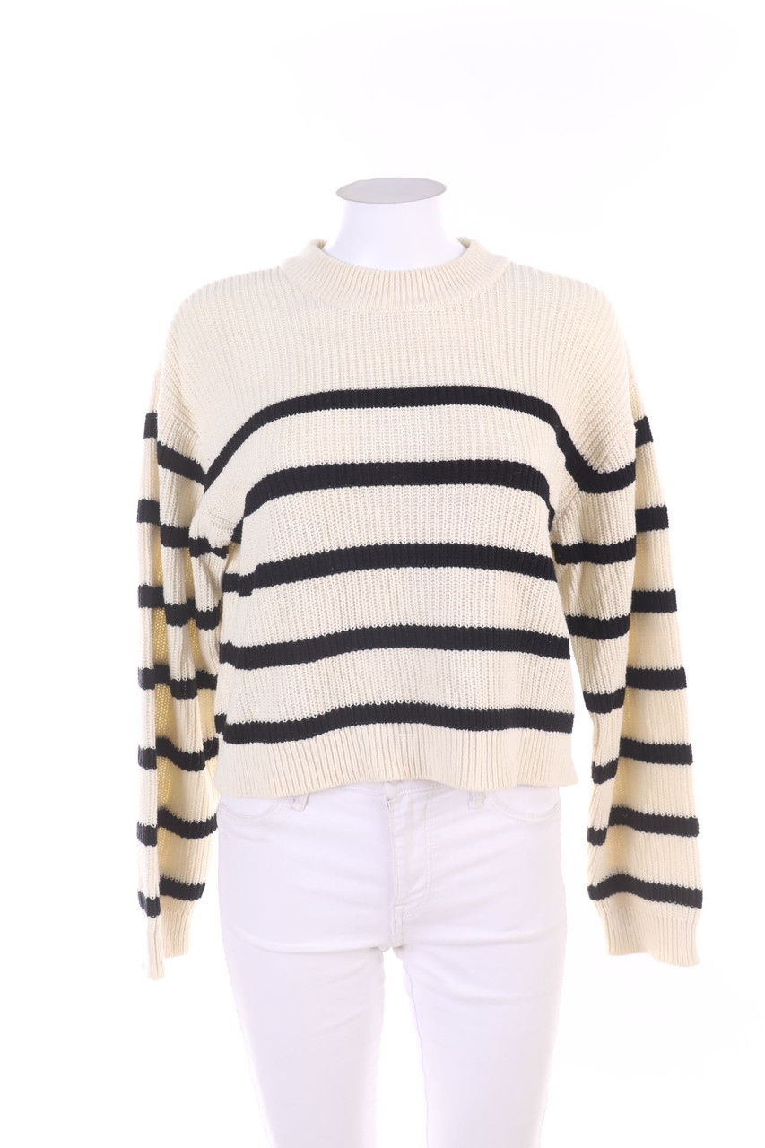 H&M - Streifen-Strick-Pullover - XS